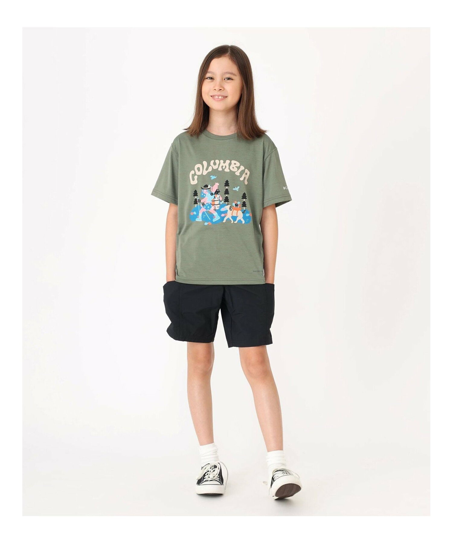 【KIDS】ユースエンジョイマウンテンライフサマーショートスリーブTシャツ
